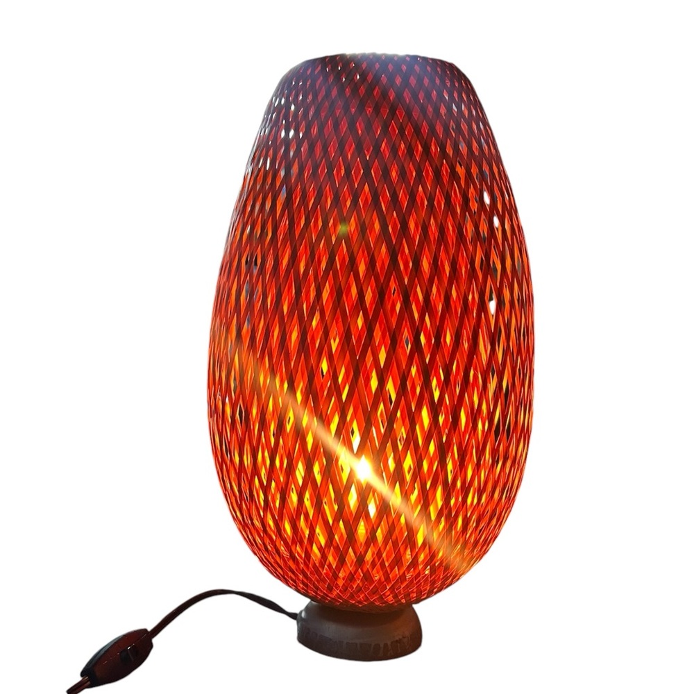 Wooven Basket Lamp